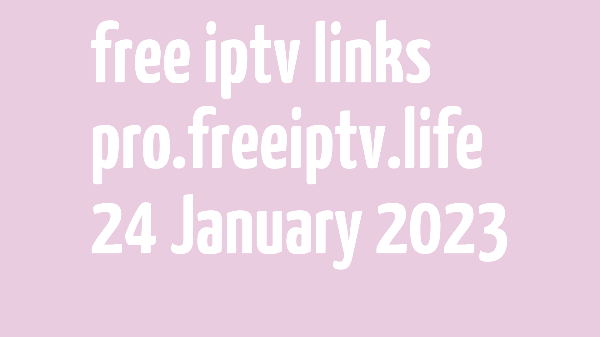 free iptv links 230123